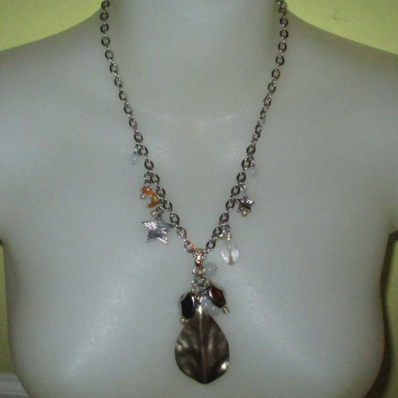 Chico's CELESTE Two Tone Moon Stars Crystal Charm - Picture 3 of 3